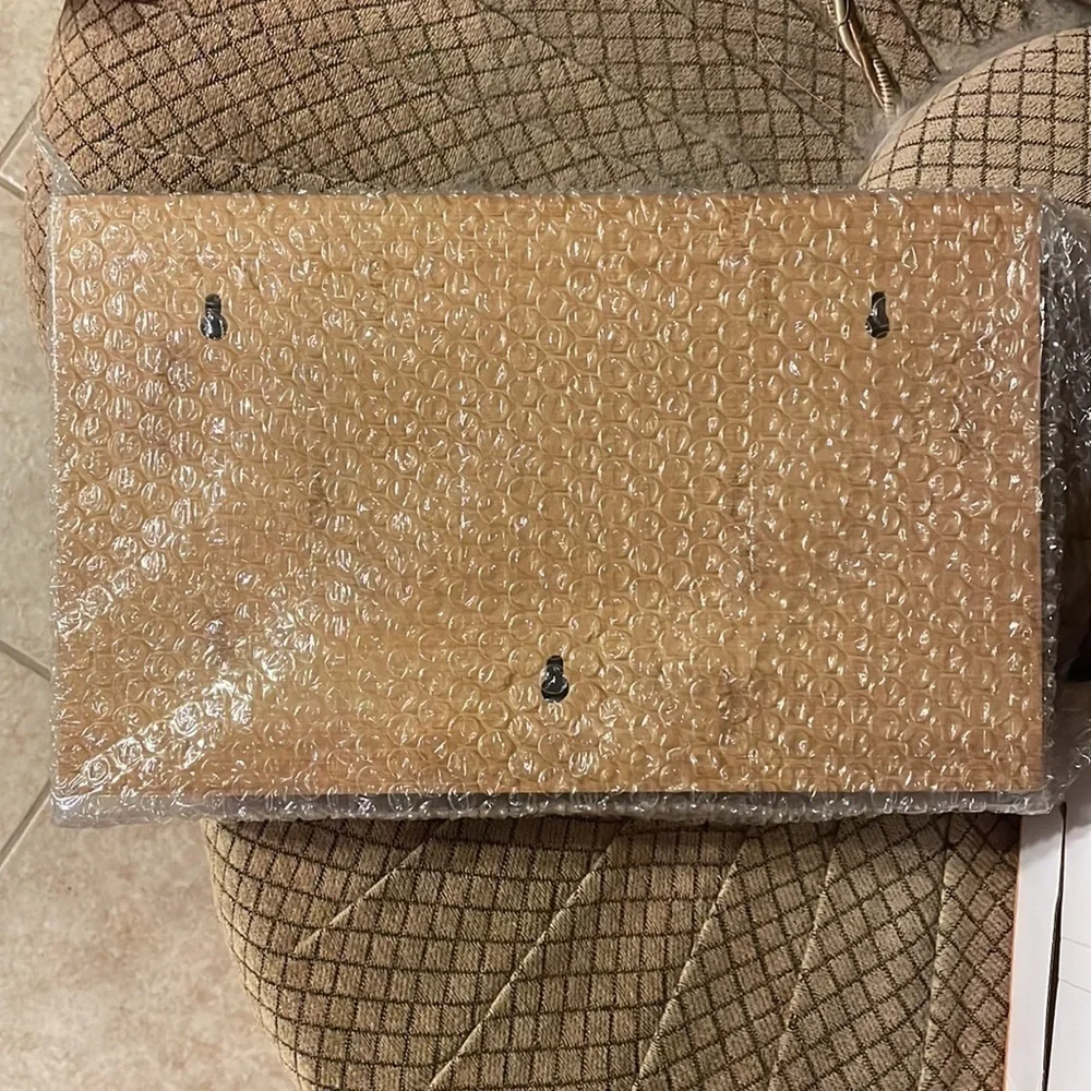Brand New Bamboo Plastic Wrap Dispenser Cutter, 12